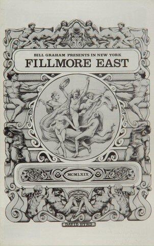 Blood, Sweat & Tears Vintage Concert Program from Fillmore