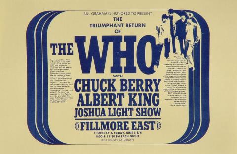 The Who Handbill