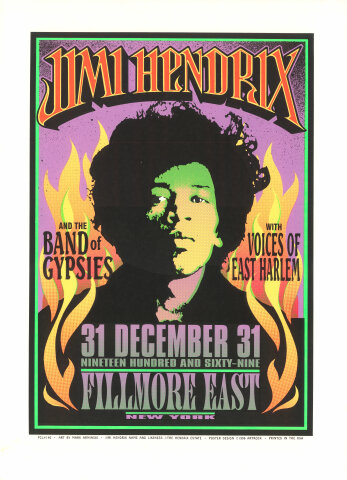 Jimi Hendrix Silkscreen