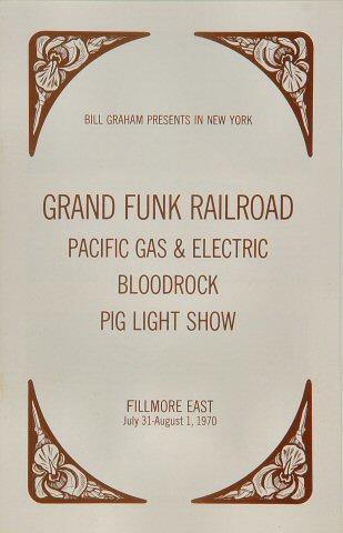 Grand Funk Railroad Program