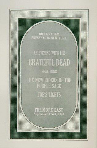 Grateful Dead Program