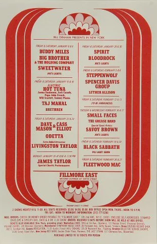 Buddy Miles Handbill