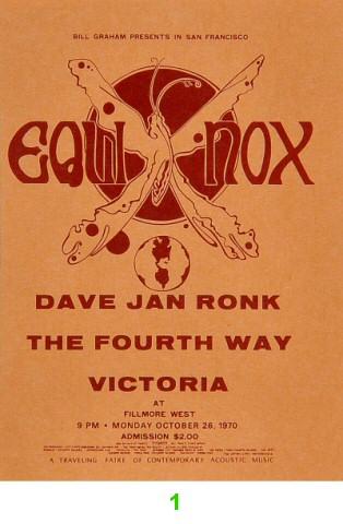 Dave Van Ronk Vintage Ticket