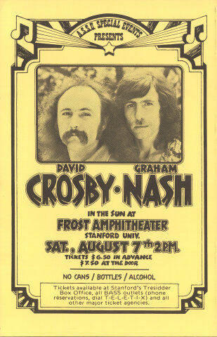 Crosby & Nash Poster