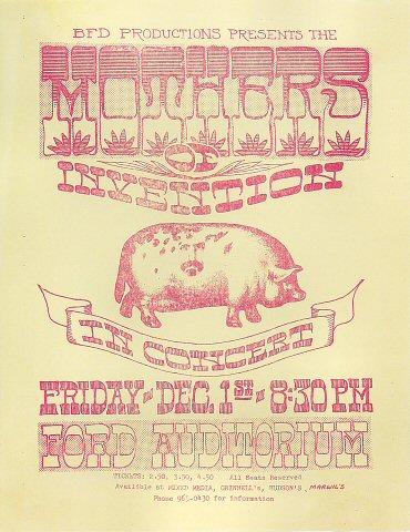 The Mothers of Invention Handbill