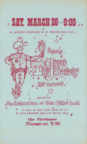 Great Society Handbill