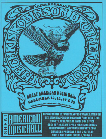 Chris Robinson Brotherhood Handbill