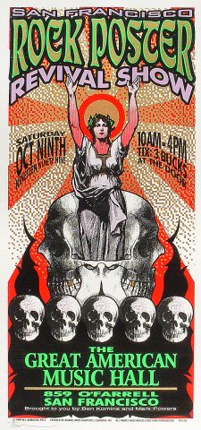 SF Rock Poster Revival Show Poster
