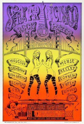 SF Rock Poster Revival Show Poster