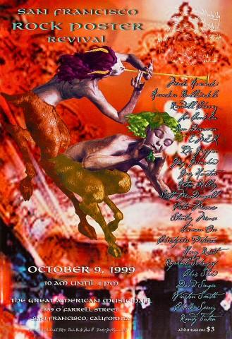 SF Rock Poster Revival Show Vintage Concert Handbill from