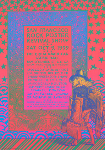 S.F. Rock Poster Revival Show Poster