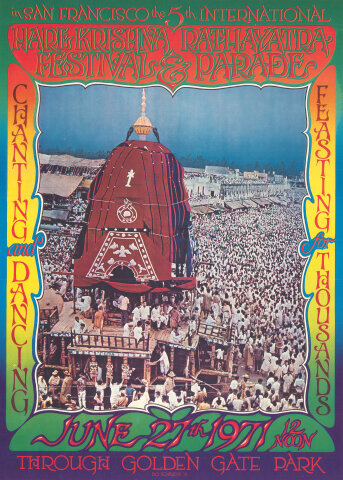 Hare Krishna Rathayatra Festival & Parade Poster