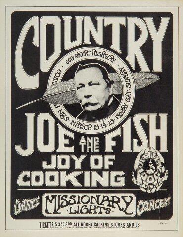 Country Joe & the Fish Handbill