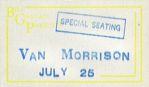 Van Morrison Backstage Pass