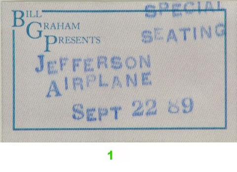 Jefferson Airplane Backstage Pass