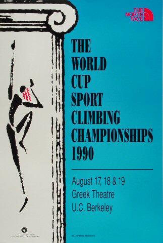 The World Cup Sport Climbing Championships 1990 Poster
