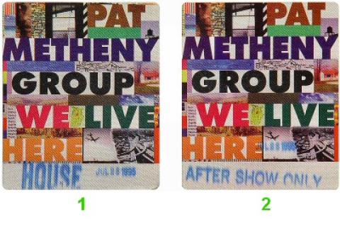 Pat Metheny Group Backstage Pass