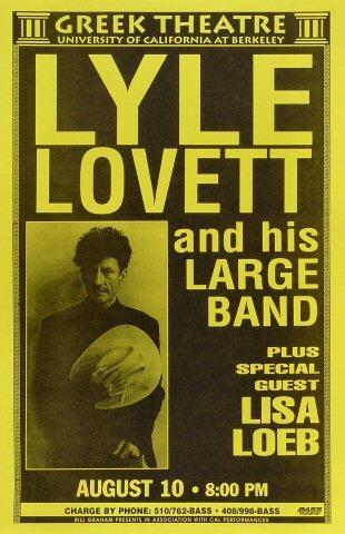 Lyle Lovett & His Large Band Poster