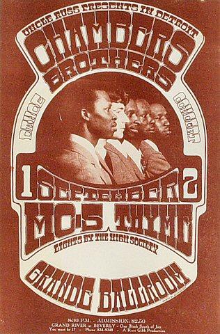 The Chambers Brothers Handbill