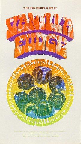 Vanilla Fudge Vintage Concert Poster from Grande Ballroom, Dec 15