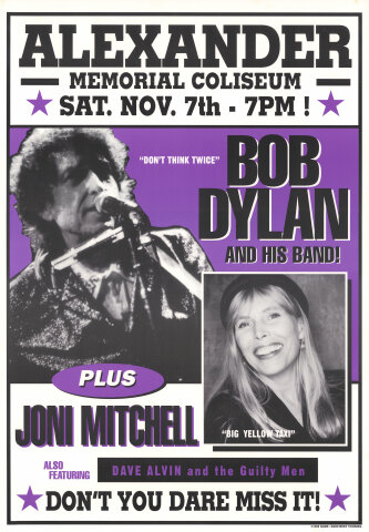 Bob Dylan & The Band Poster