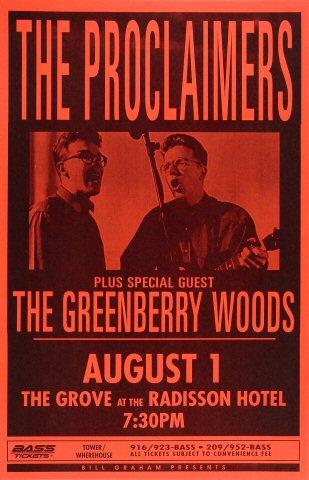 The Proclaimers Vintage Concert Poster from Grove at the Radisson