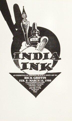 India Ink Handbill