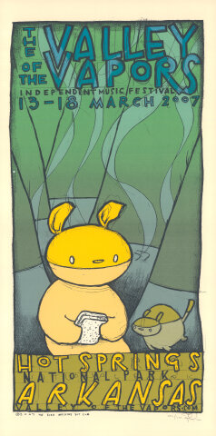 The Valley of the Vapors Silkscreen