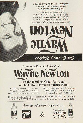 Wayne Newton Handbill