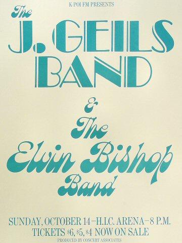 J. Geils Band Poster