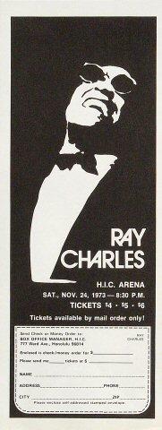 Ray Charles Handbill