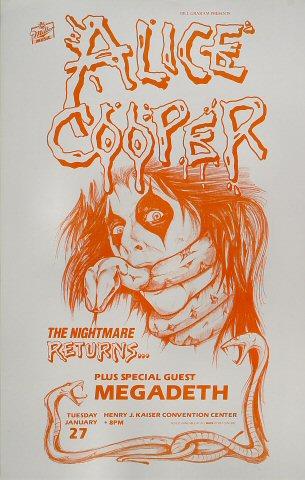 Alice Cooper Backstage Pass, 1989 at Wolfgang's
