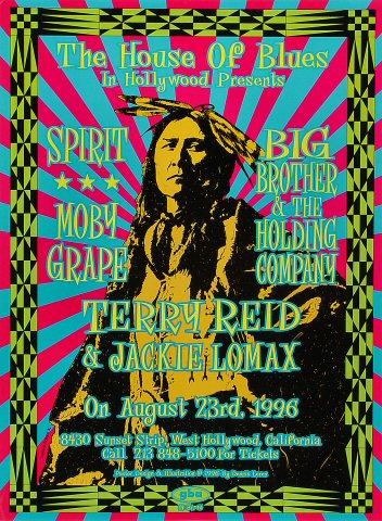 ポスター Big Brother and the Holding Company Vintage Concert Poster from