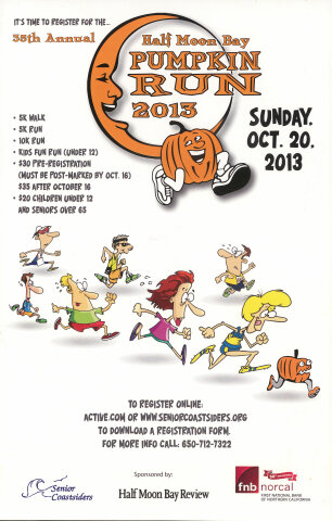 Half Moon Bay Pumpkin Run Poster