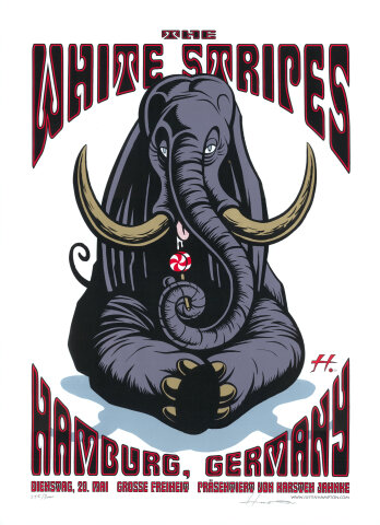 White Stripes Silkscreen