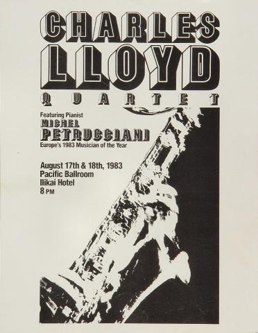 Charles Lloyd Quartet Handbill