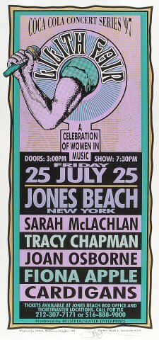Sonic Youth Vintage Concert Silkscreen from Phoenix Plaza