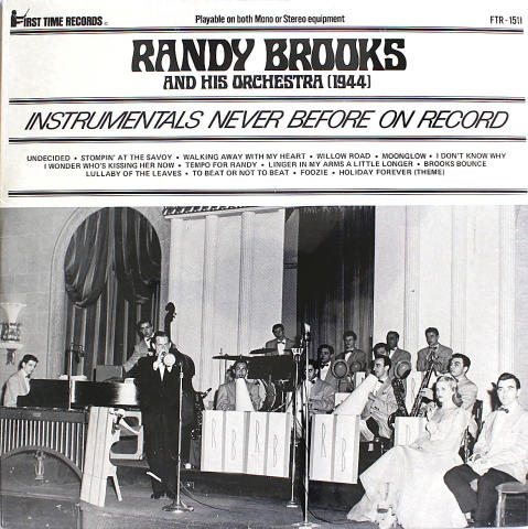 Randy Brooks And His Orchestra Vinyl 12"