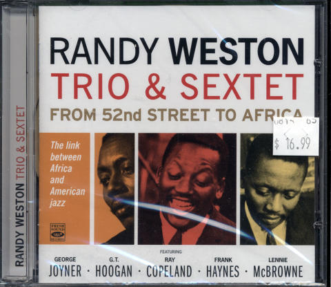 Randy Weston Trio & Sextet CD