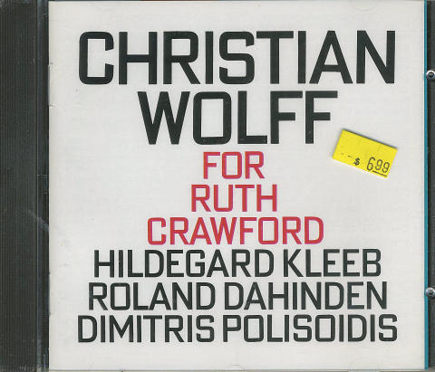 Christian Wolff CD