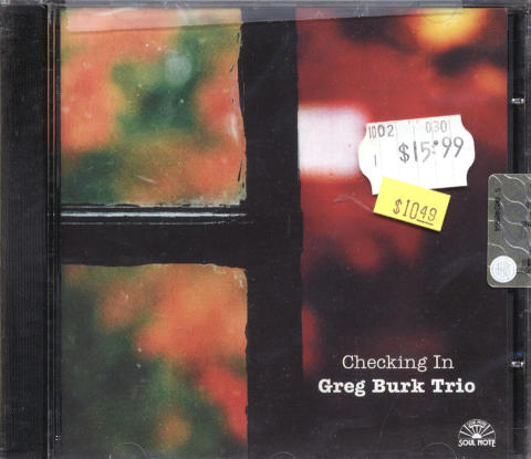 Greg Burk Trio CD