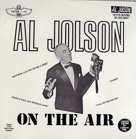Al Jolson Vinyl 12"