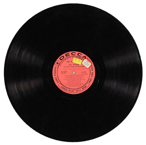 Bill Snyder His Magic Piano And Orchestra Vinyl 12"