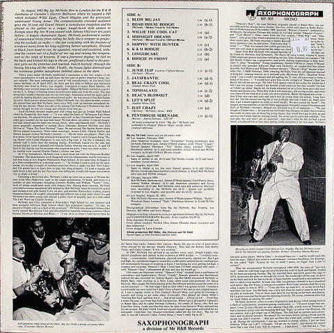 Big Jay McNeely Vinyl 12"