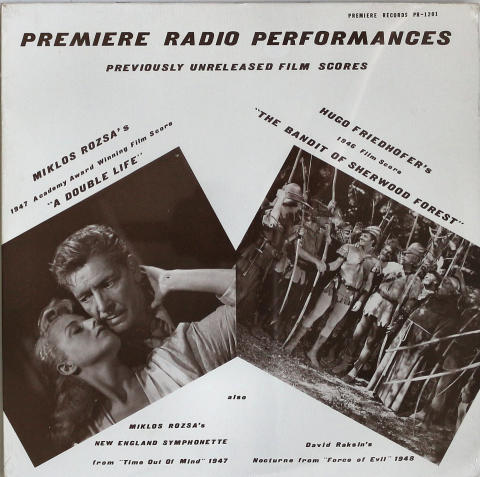 Premiere Radio Performances: Previously Unreleased Music Scores Vinyl 12"