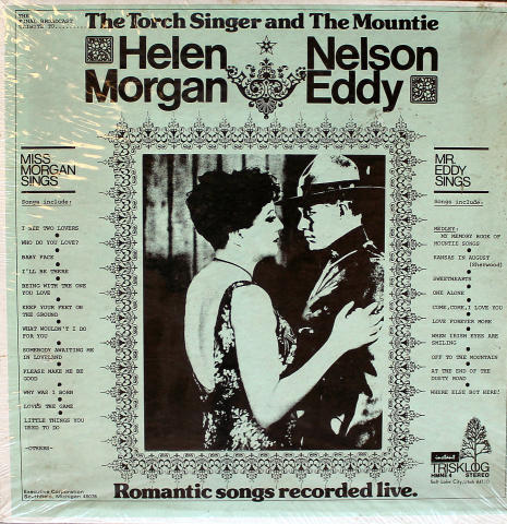 Helen Morgan / Nelson Eddy Vinyl 12"