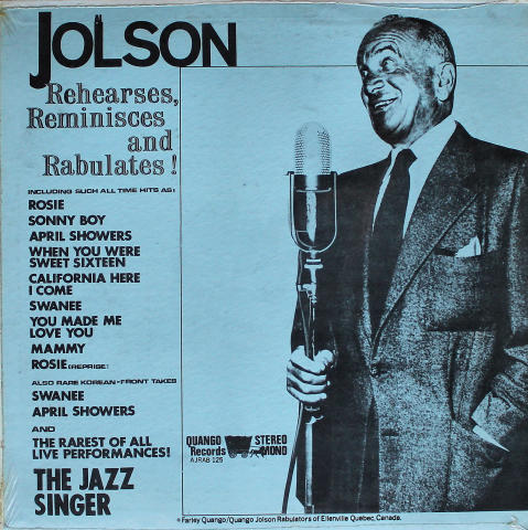 Al Jolson Vinyl 12"