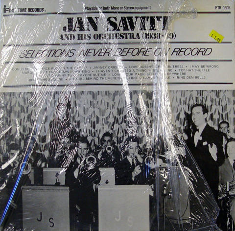 Jan Savitt & His Orchestra Vinyl 12"