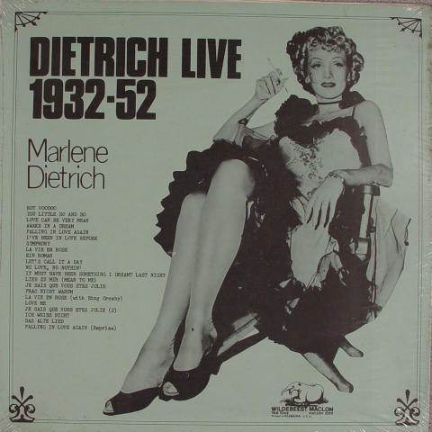 Marlene Dietrich Vinyl 12"