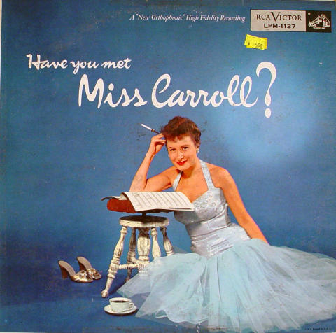 Barbara Carroll Trio Vinyl 12"